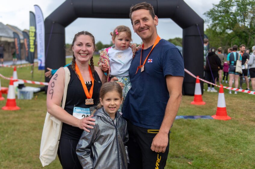 Competitors in the 10th Montrose Triathlon.