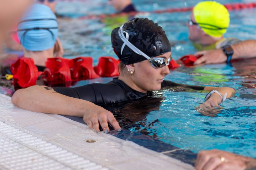 Competitors in the 10th Montrose Triathlon.
