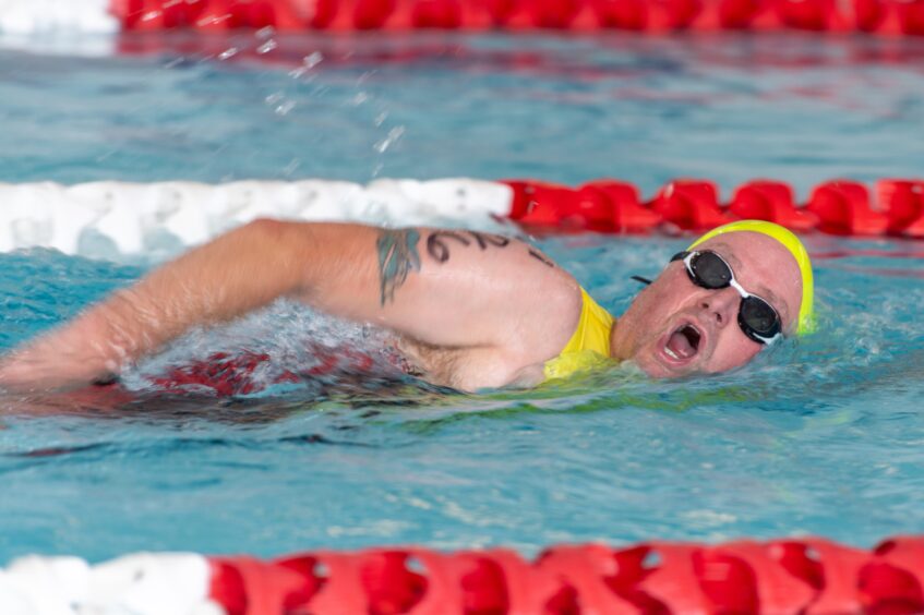Competitors in the 10th Montrose Triathlon.