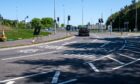 Swallow Roundabout on the western outskirts of Dundee.