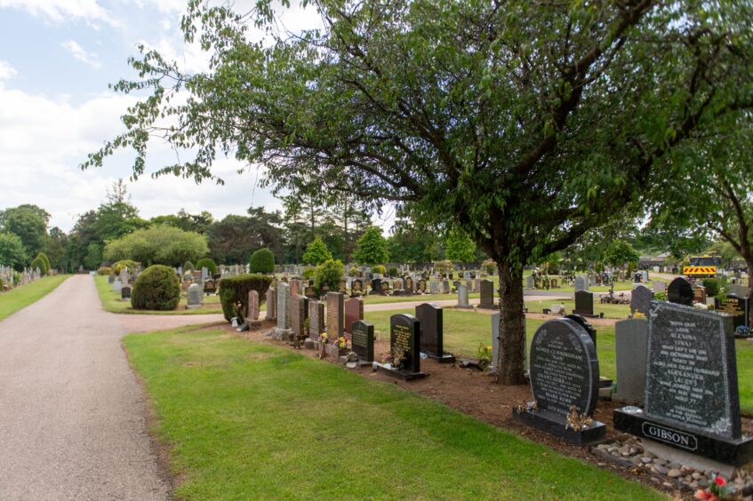 Shanwell cemetery in Carnoustie