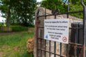 The path from Shanwell Cemetery in Carnoustie is popular with dog walkers. Image: Kim Cessford/DC Thomson