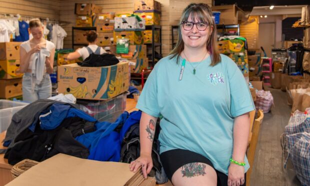 Rachael Esdale, 35, founder of Perth charity Social Flock. Image: Kim Cessford/DC Thomson.