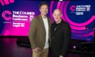 Geoff Ellis and Chris van der Kuyl at Courier Business Conference at The Big Real at Water's Edge in Dundee.
Image: Kenny Smith/DC Thomson