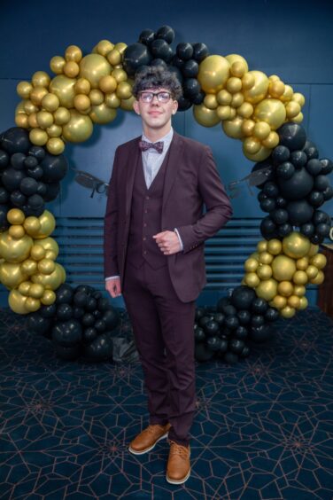 Lewis Brown at the Morgan Academy prom 2025.