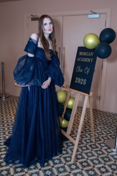 Sally Costello at the Morgan Academy prom 2025.