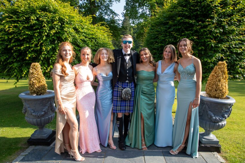 A group of friends at the event 