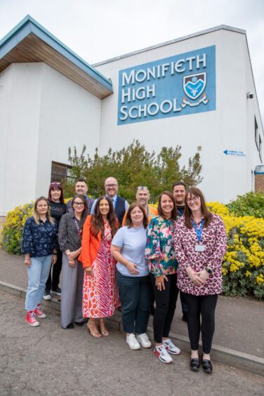 Final day at current Monifieth High School.