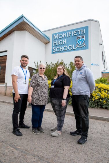Final day at current Monifieth High School.