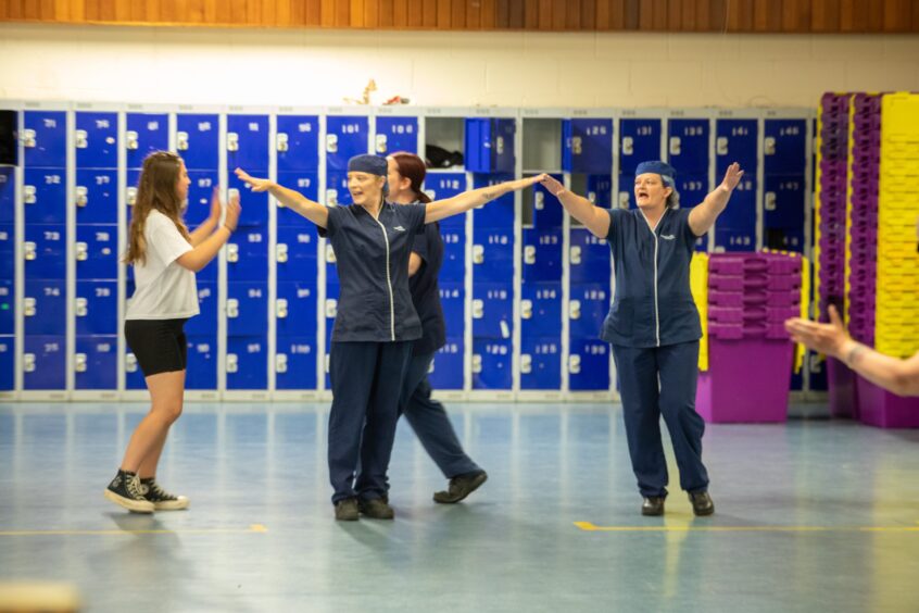 Final day at current Monifieth High School.