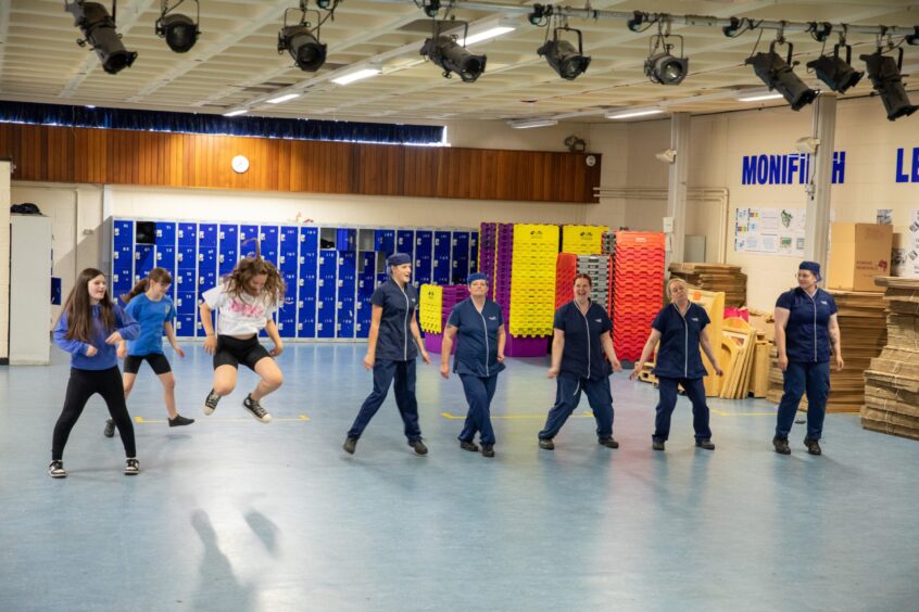 Final day at current Monifieth High School.