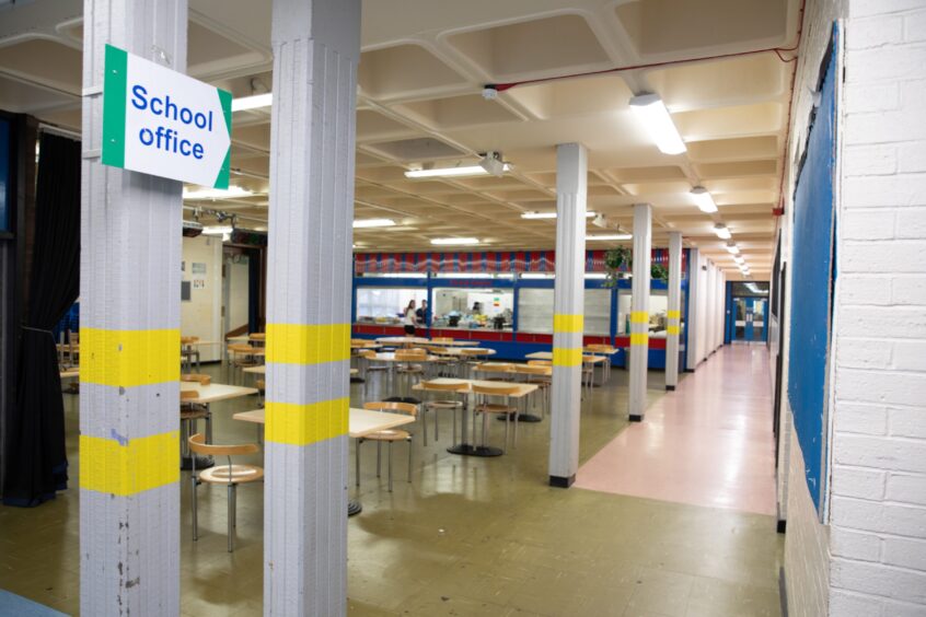 Final day at current Monifieth High School.