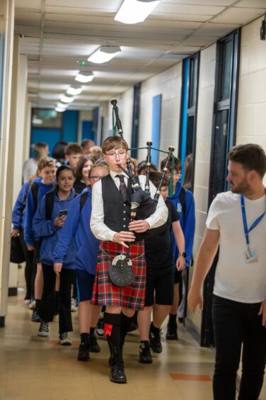 Final day at current Monifieth High School.