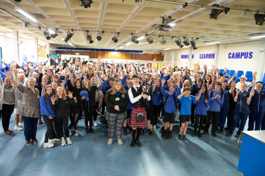 Final day at current Monifieth High School.