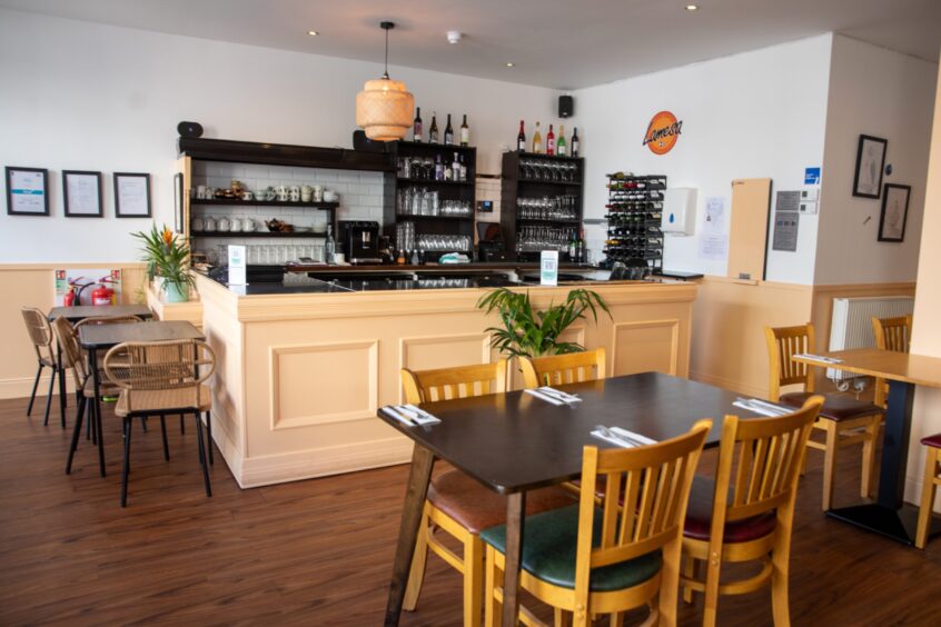 The interior of Lamesa, Perth. 