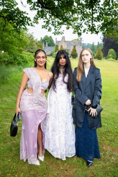 Three girls at the event