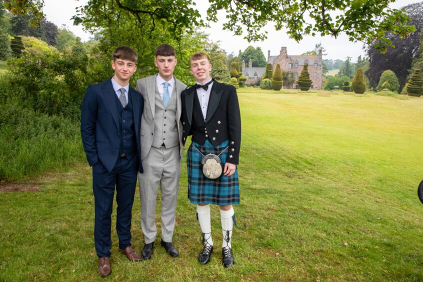 Jacob Fleming, Jack Allan and Cavan Ramsay.