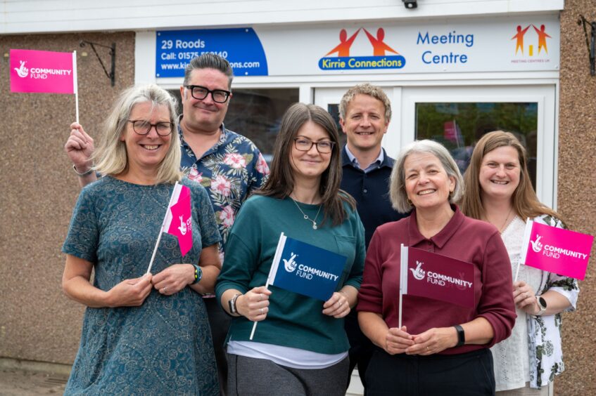 Kirriemuir Connections dementia meeting centre climate change project.