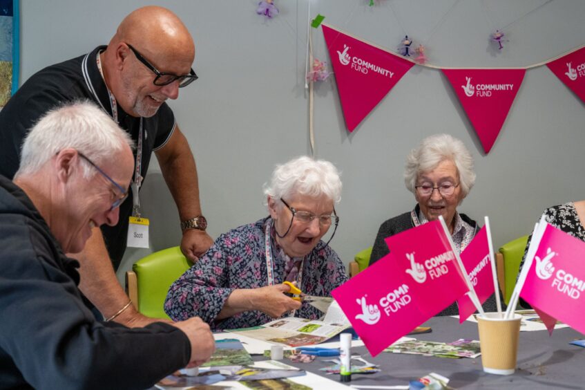 Kirriemuir dementia meeting centre climate change initiative launch. 