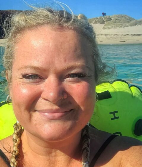 Amy Ritchie, co-founder of Largo Swans, is worried about dirty beaches in Fife