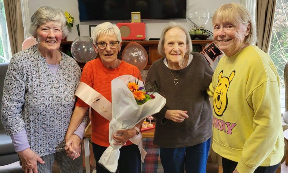 Carnoustie care home worker Lynn Cavanagh retires after 35 years.