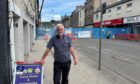 Mark Taylor outside his shop Fancy Dress Essentials in Perth.