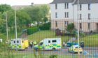Emergency services were called to Moncur Crescent, Dundee. Image: Supplied