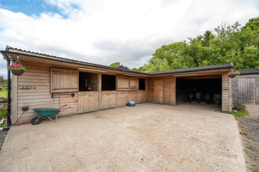 The stables. 