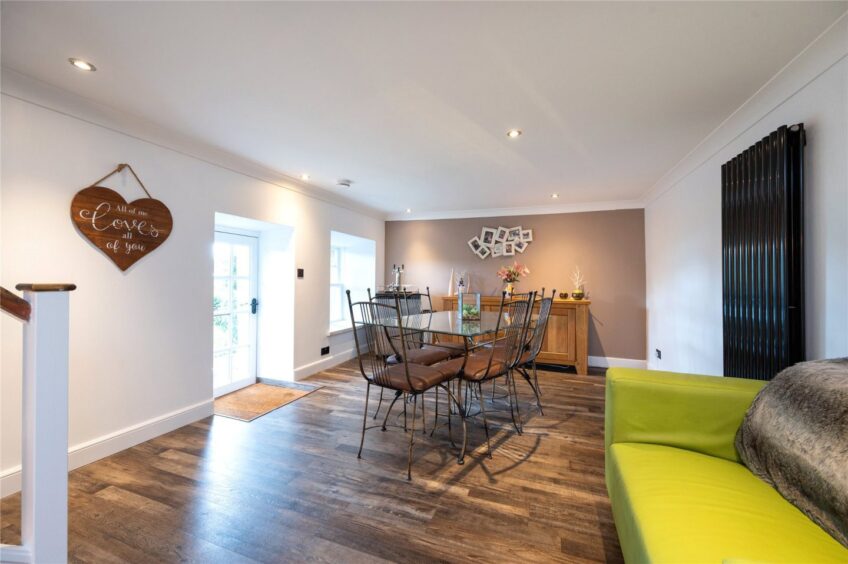 The dining area. I