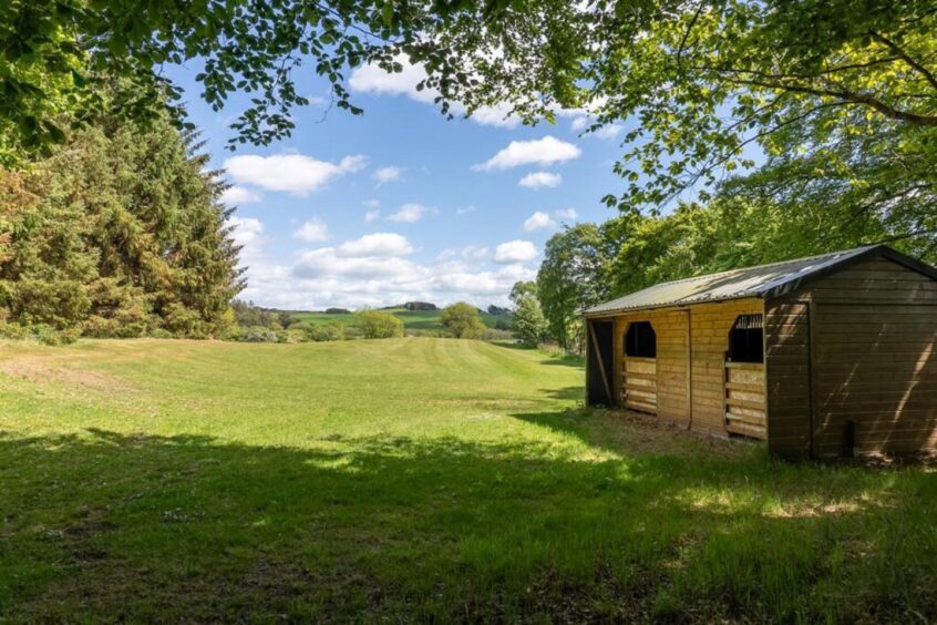 The Kinross-shire home is a dream for equestrians.