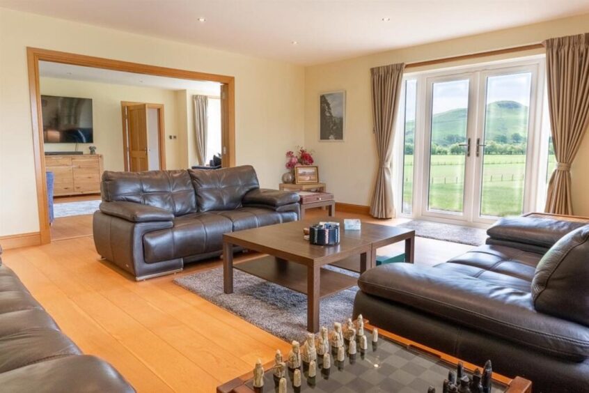 Beautiful views from the living room.