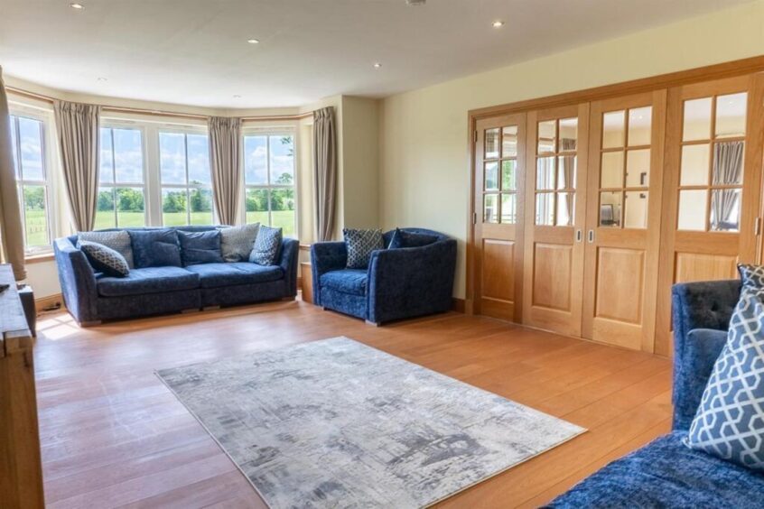Large open-plan living room.