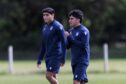 Monterrey youth stars Oscar Soto and Jose Urias are training with Dundee and could join on loan. Image: David Young