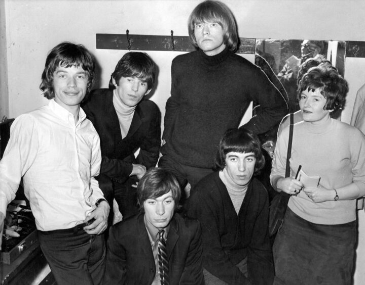 The Stones in Aberdeen after the Laurencekirk fry-up.