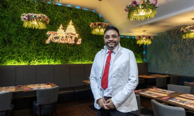 Manager Rasaiya Rasan inside Rishi's in Perth. Image: Richard Wilkins