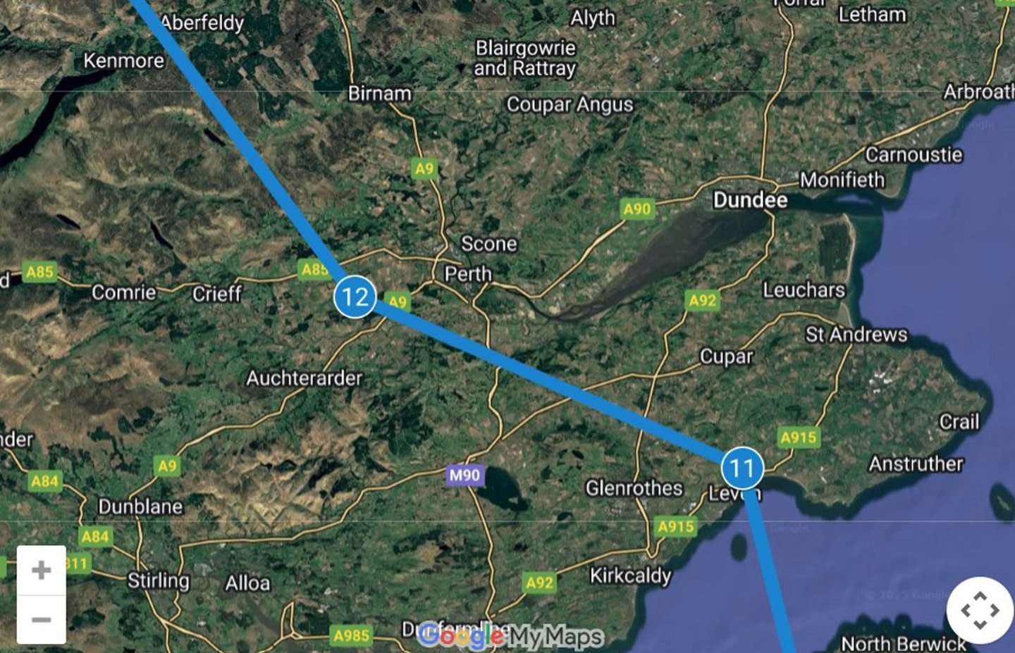 Route map.