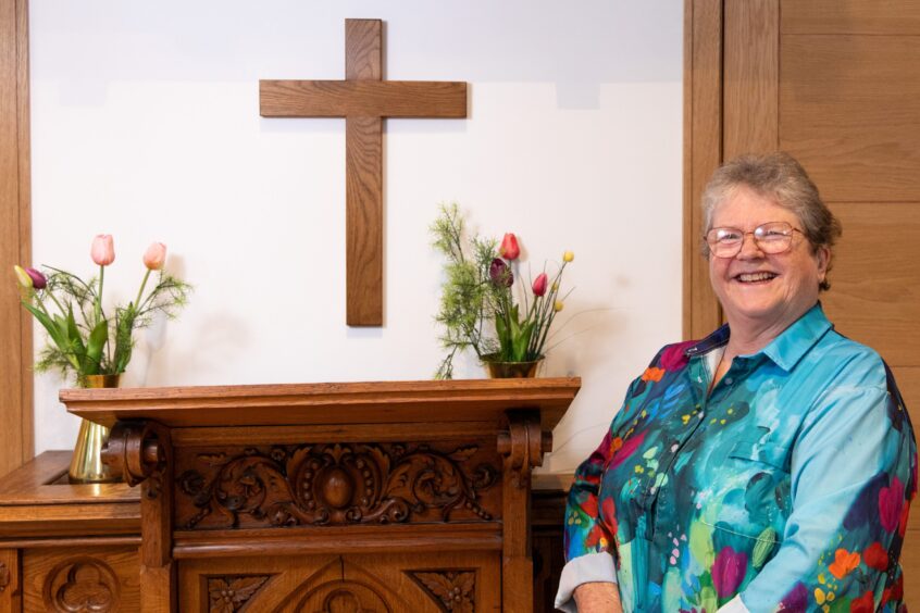 Local lay pastor Sue Marshall-Jennings is thrilled with the renovation of St John's Methodist Church in Arbroath. 