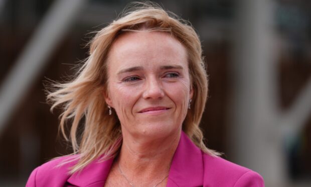 Sandie Peggie outside Holyrood in June. Image: Andrew Milligan/PA Wire
