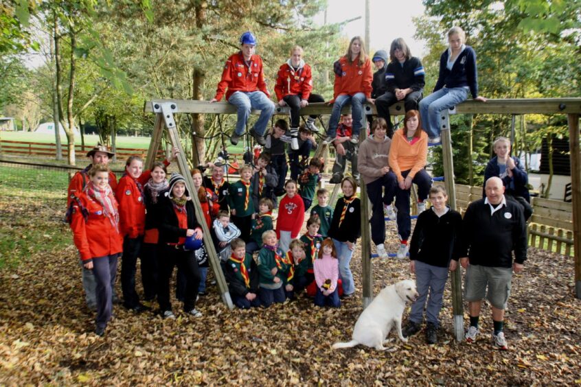 Dunfermline and Dutch Scouts gather in 2007. 
