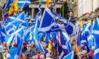 The All Under One Banner march is taking place in Stirling. Image: Steve MacDougall/DC Thomson
