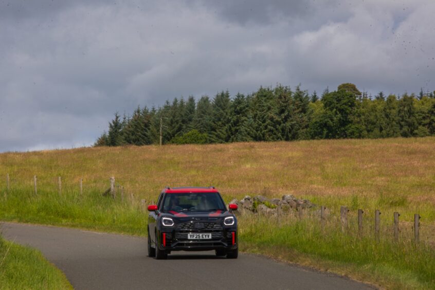 Enjoy deserted roads along the scenic drive.