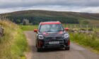 The Mini Countryman deep in the heart of Angus. Image: Steve MacDougall.