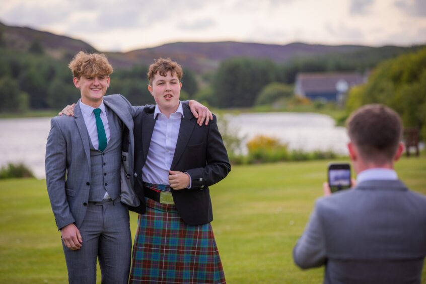 From left, Cameron Richards, Mason Simpson and Luke Stewart.