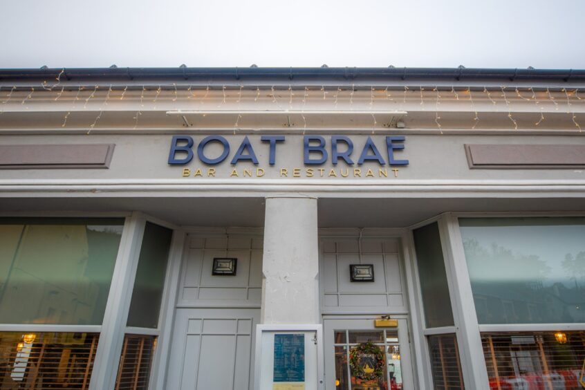 The former Boat Brae bar and restaurant in Newport