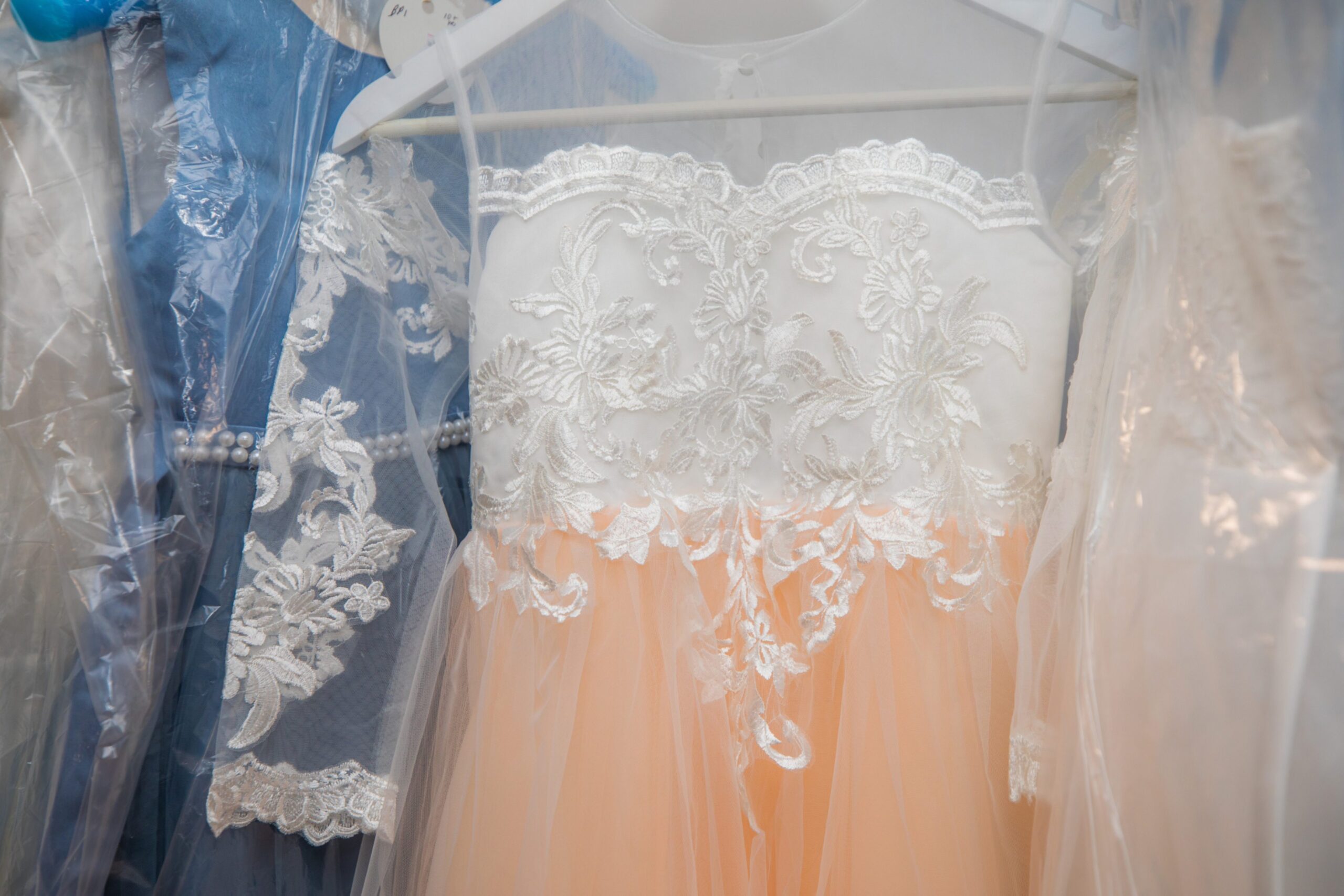 Details on dress.
