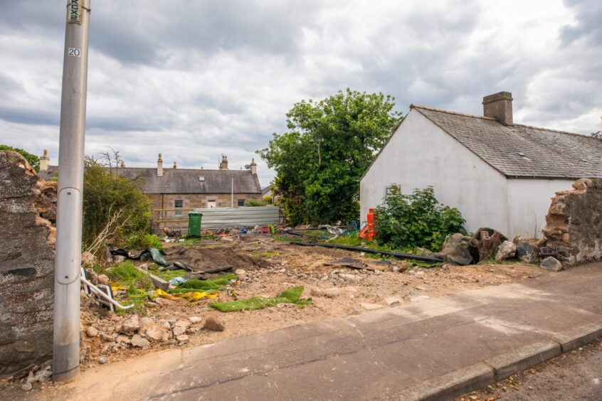 House in Ireland Street, Carnoustie at centre of caravan planning row.