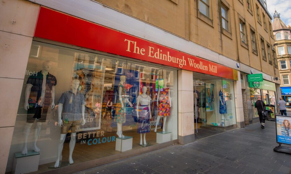 New Edinburgh Woollen Mill shop in Perth. Image: Steve MacDougall/DC Thomson