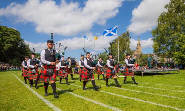Ceres Highland Games 2025. Image: Steve MacDougall/DC Thomson