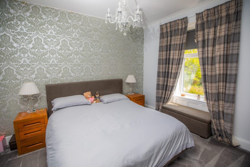 The master bedroom