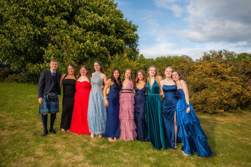 A group of friends ready to celebrate. 